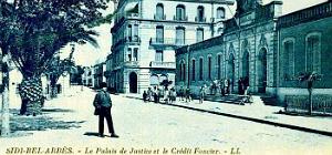 2912- Sidi-Bel-Abbes - Palais de Justice et Credit Foncier2